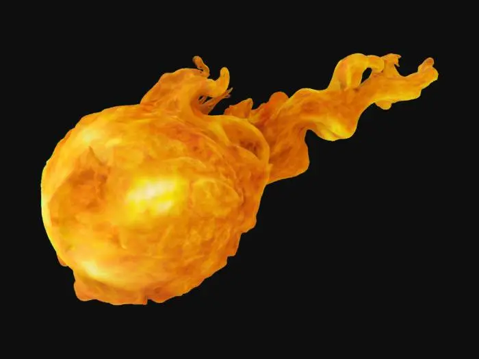 3D model for A Realistic Fireball