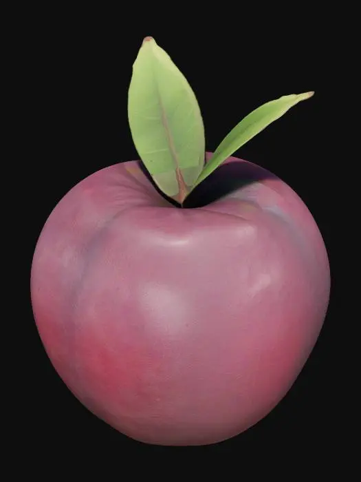 3D model for A realistic plum
