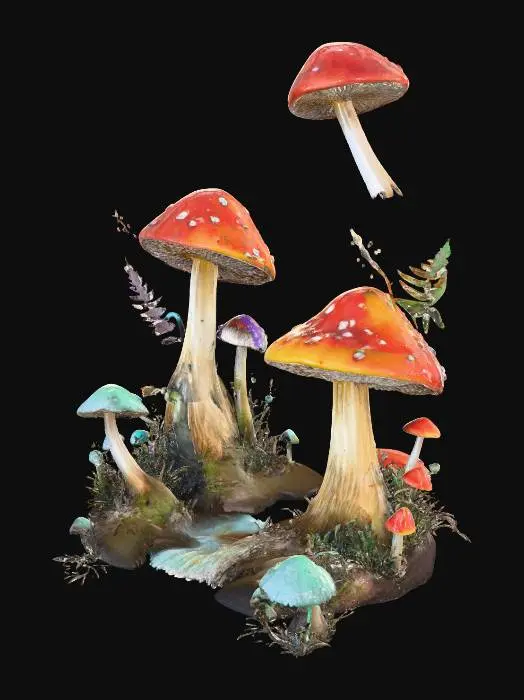 3D model for Mushroom Samba