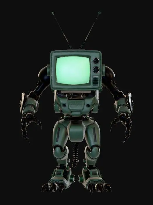 3D model for Television-headed monster