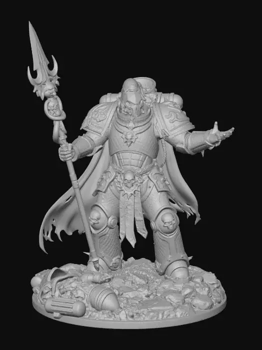 3D model for Alpha Legion Alpharius Primarch of the XXth Legion