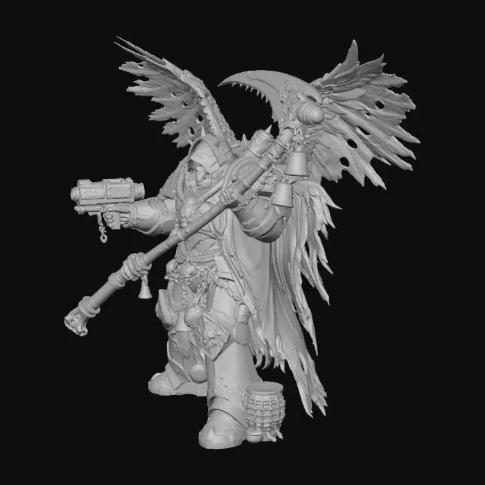 3D model for Mortarion,Daemon Primarch of Nurgle