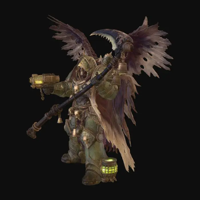 3D model for Mortarion,Daemon Primarch of Nurgle