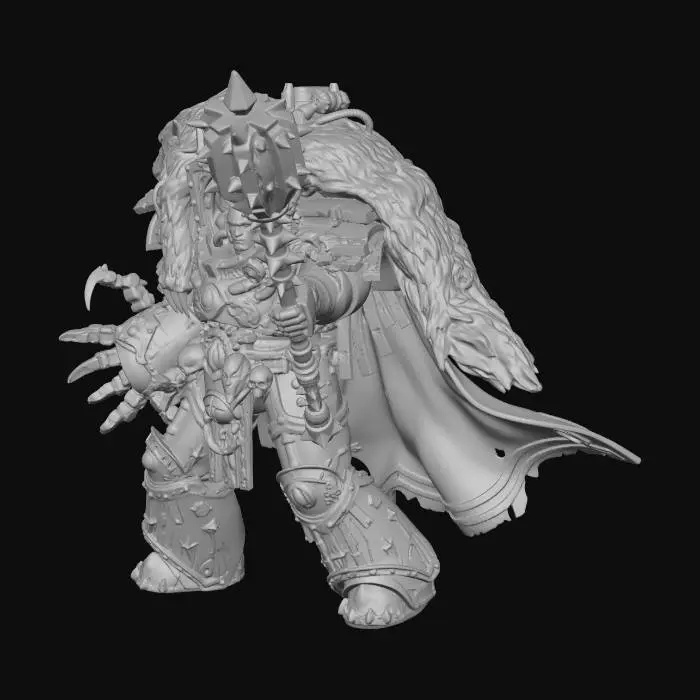 3D model for Warhammer 40K Chaos Commander