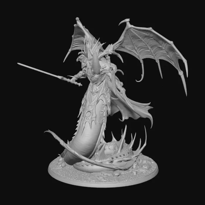 3D model for Fulgrim, Daemon Primarch of Slaanesh