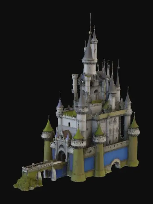 3D model for Огромный замок