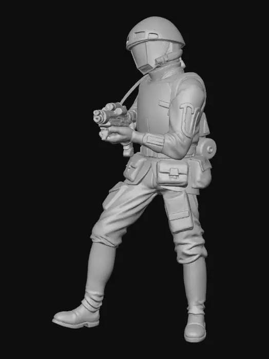 3D model for Stormtrooper Sketch