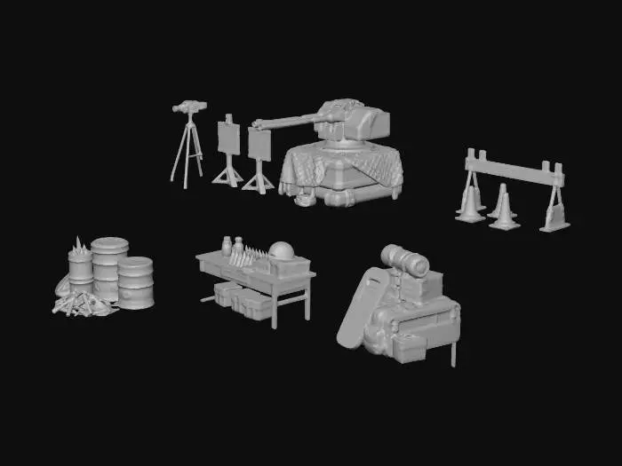 3D model for Military equipment