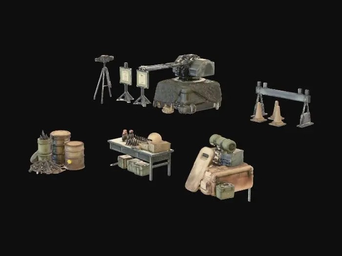 3D model for Military equipment