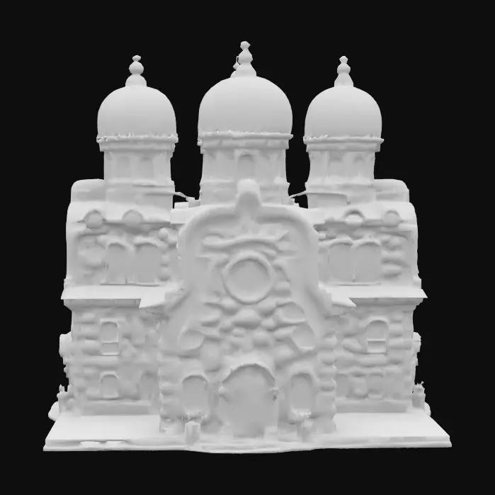 3D model for #aroundthatworld# [Russia] the magnificent trinity monastery of St Sergius made out of different breads,bublik,borodinsky bread,karavai,baranka,kolach