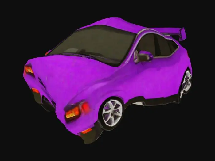 3D model for Purple RS4 on Display