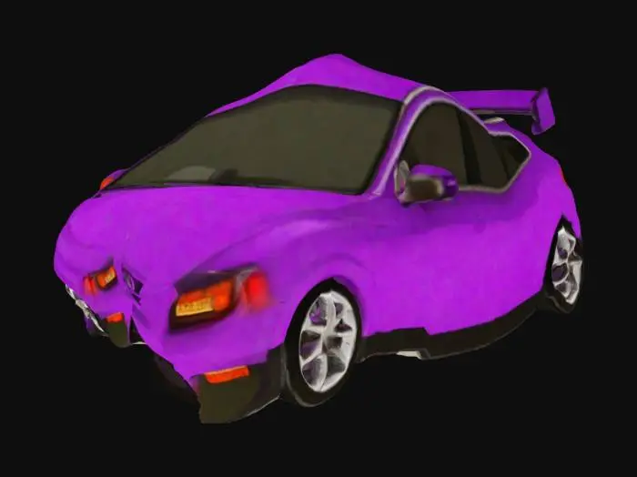 3D model for Purple RS4 on Display