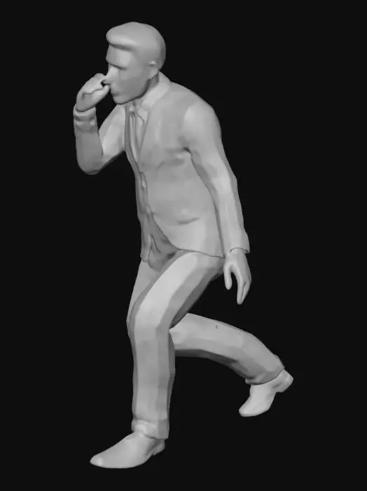 3D model for Crying Businessman