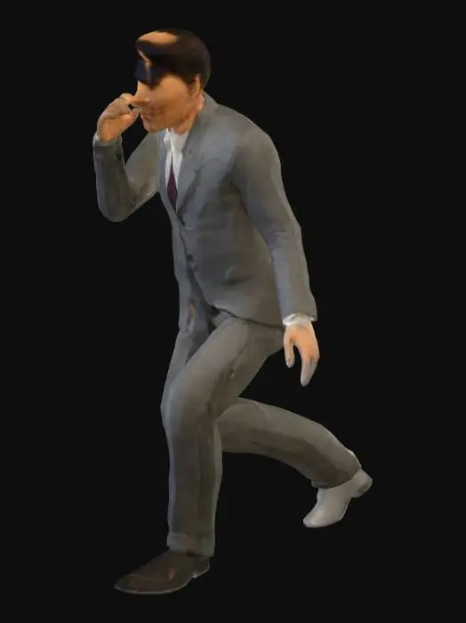 3D model for Crying Businessman
