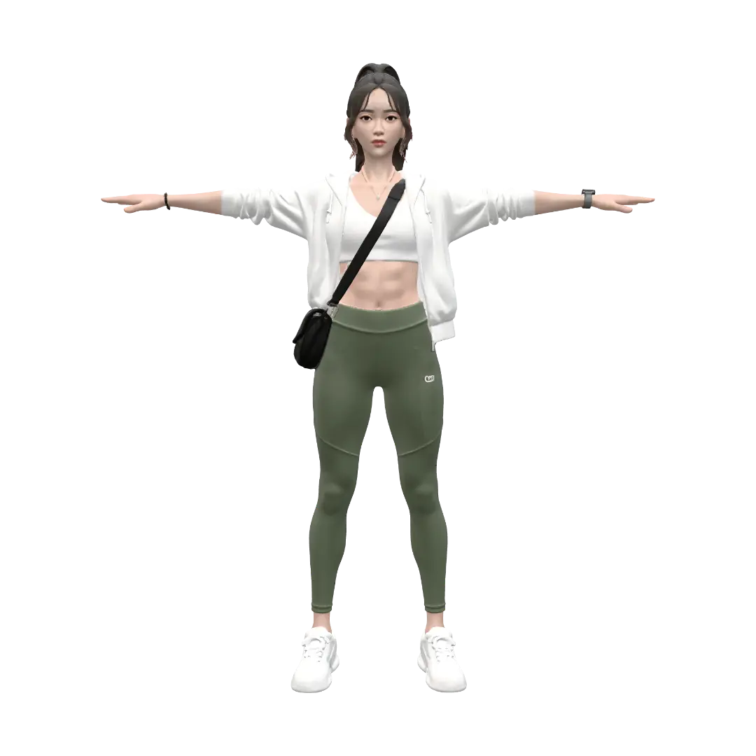 Strength in Symmetry - Balance 3D model, vytvořený pomocí AI