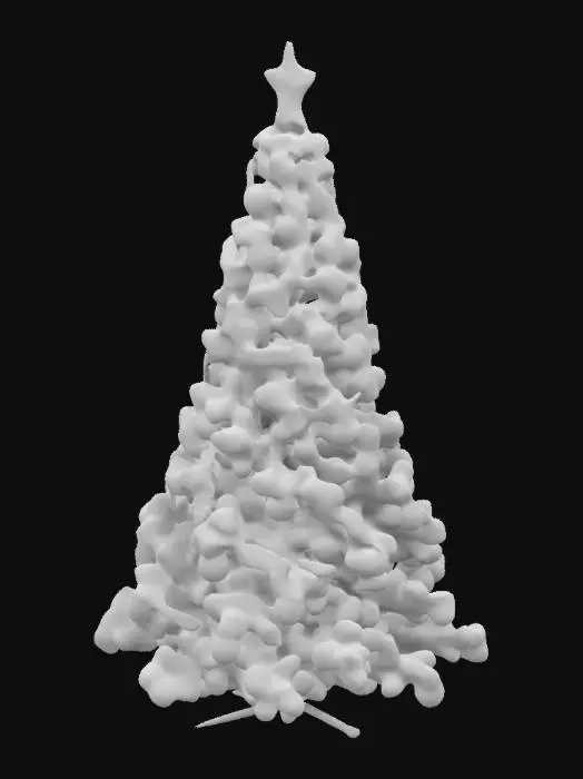 3D model for christmas tree with lights , #ChristmasAdventure#