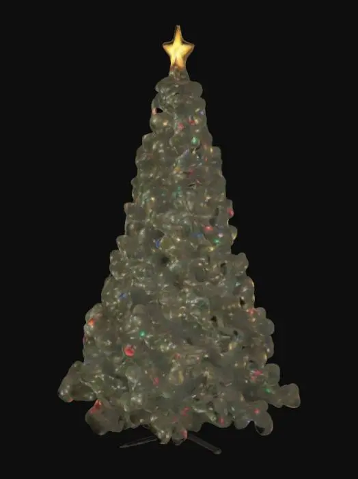3D model for christmas tree with lights , #ChristmasAdventure#