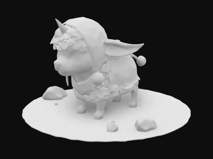 3D model for Enchanted Lamb at the Shore