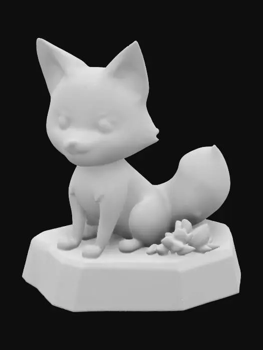 3D model for Whimsical Fox Tableau