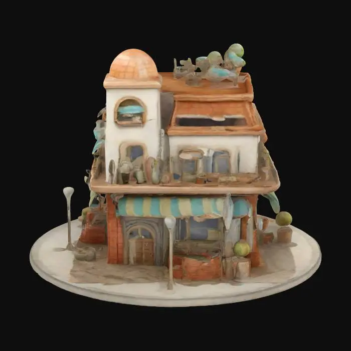 3D model for Whimsical Boutique Building