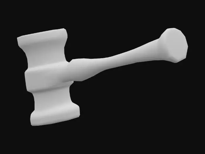 3D model for an old hammer
