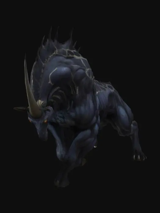 3D model for Midnight Behemoth