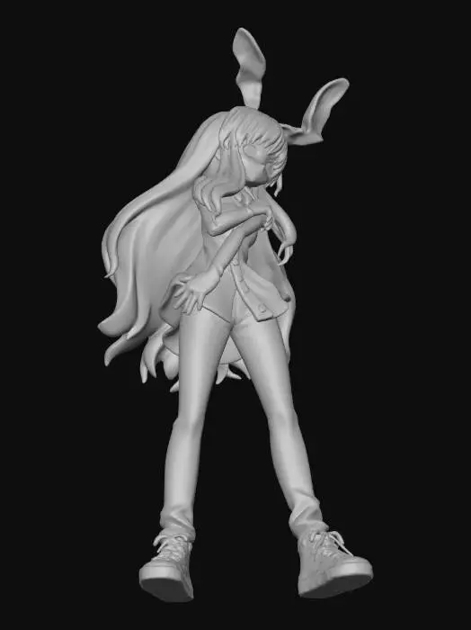 3D model for Anime Bunny Girl Character