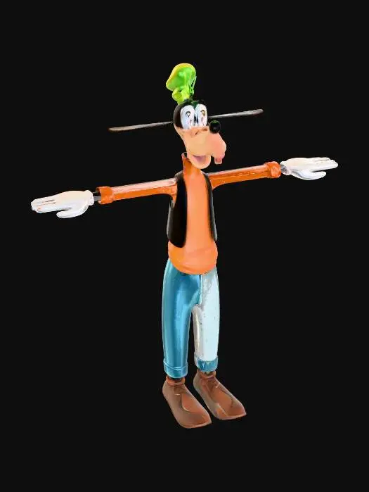 3D model for Goofy T-Pose