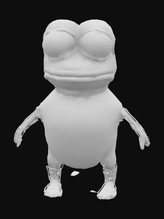 3D model for Sweaty Frog Reaction