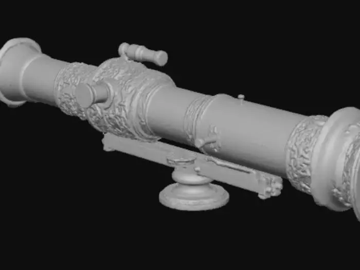 3D model for Telescopio grande  rotatorio con gerojlificos