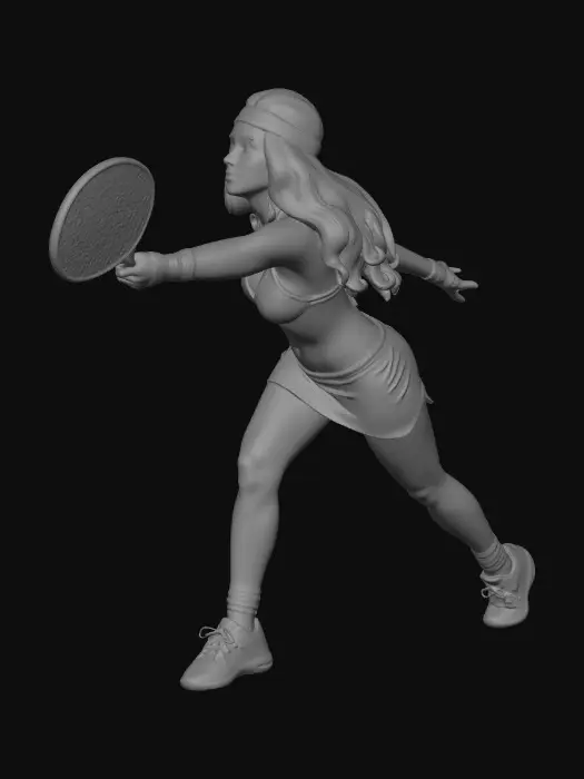 3D model for tennis player