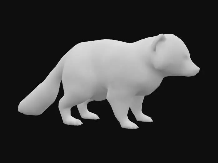 3D model for south african Honey Badger, anime like pokemon, spiritual pets. fantasy,Stylized, epic and magestic south african Honey Badger. fierce, mature