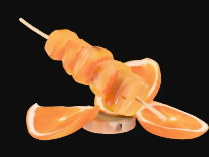 3D model for Stylized tanghulu. Realistic