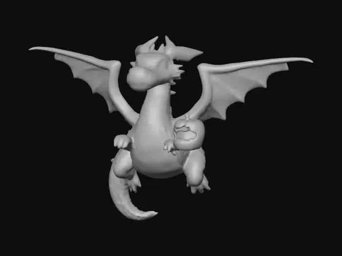 3D model for stylized dragon, mmo. haloween themed , #Halloween2025#
