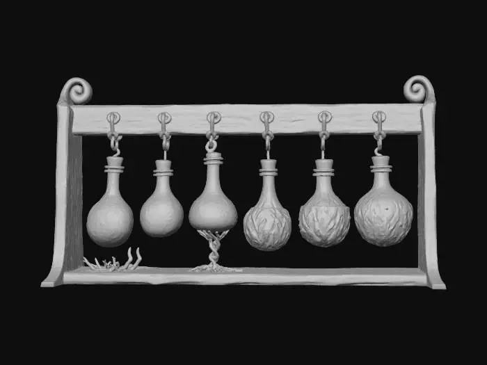 3D model for Elemental Elixirs, #Halloween2025#