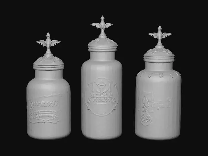 3D model for Haunted Spirits Bottles, #Halloween2025#