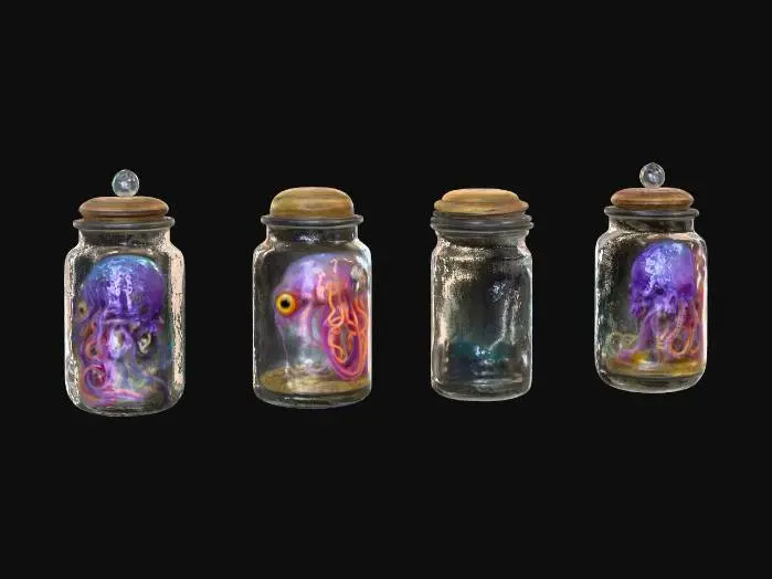 3D model for Specimen Jars Collection, #Halloween2025#