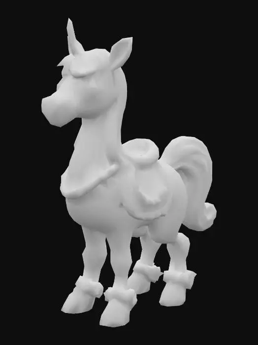 3D model for anime like pokemon, spiritual pets. fantasy,Stylized, colorfull, epic and cute Chocobo made of chocolate, Mount with saddle, made with candy. Chocolate creature