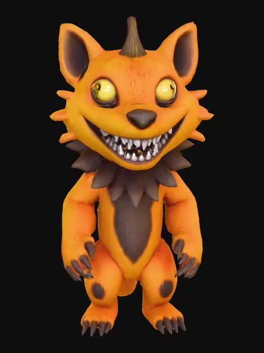3D model for stylized monsters for mmo, wild animal. Halloween themed, costume or decor. , #Halloween2025#