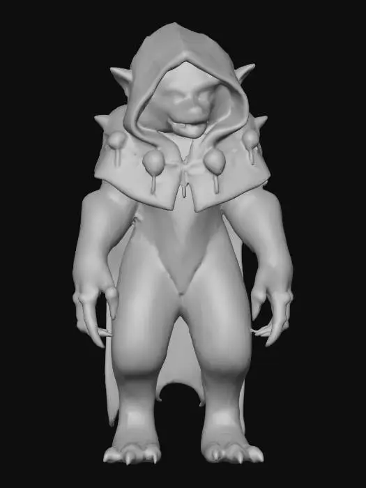 3D model for stylized monsters for mmo, wild animal. Halloween themed, costume or decor. , #Halloween2025#