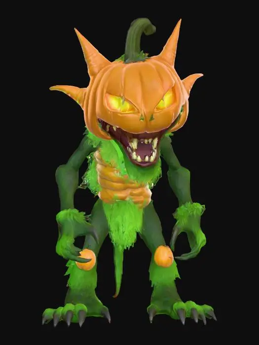 3D model for stylized monsters for mmo, wild animal. Halloween themed, costume or decor. , #Halloween2025#