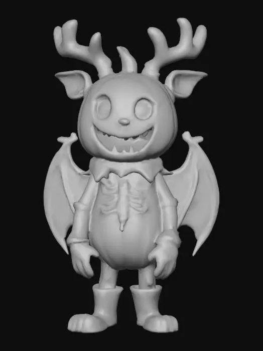 3D model for stylized monsters for mmo, wild animal. Halloween themed, costume or decor. , #Halloween2025#