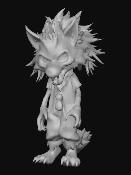 3D model for stylized monsters for mmo, wild animal. Halloween themed, costume or decor. , #Halloween2025#
