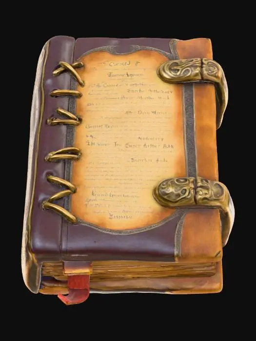 3D model for Ancient Tome, #Halloween2025#