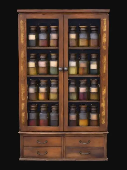 3D model for Antique Spice Cabinet, #Halloween2025#
