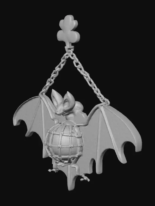 3D model for Bat Lantern Artifact, #Halloween2025#