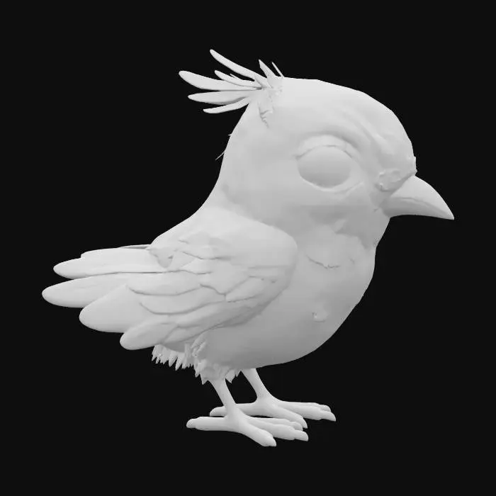 3D model for Enchanted Bluebird