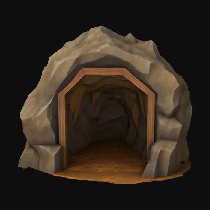 3D model for Cave entrance, #SketchTo3D#
