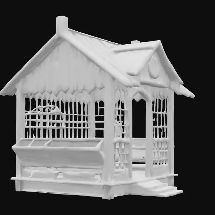 3D model for Wooden Chicken Coop Model