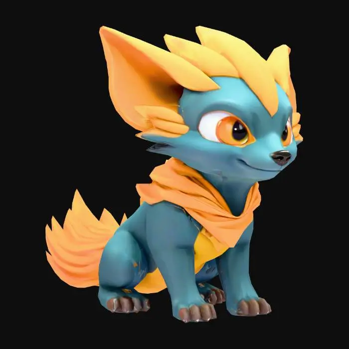 3D model for south african Honey Badger, anime like pokemon, spiritual pets. fantasy,Stylized, epic and magestic south african Honey Badger. fierce, mature